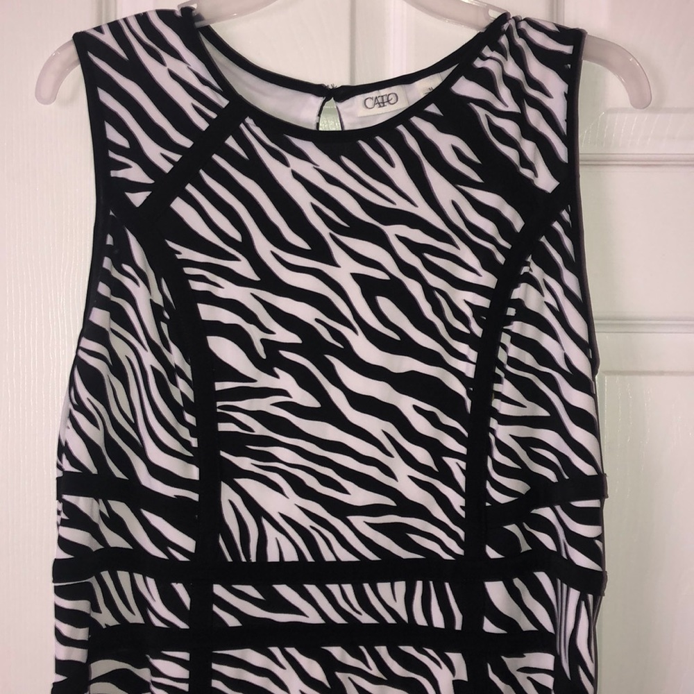 Cato fashions zebra print dress